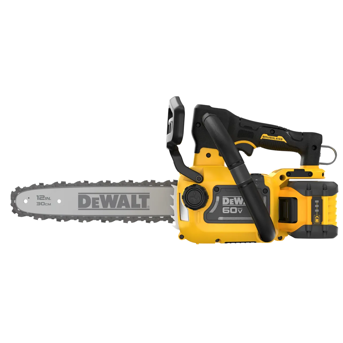 DCCS673X1 - 60V MAX* 12 in. Brushless Cordless Compact Top Handle Chainsaw with Tool Connect™ Kit