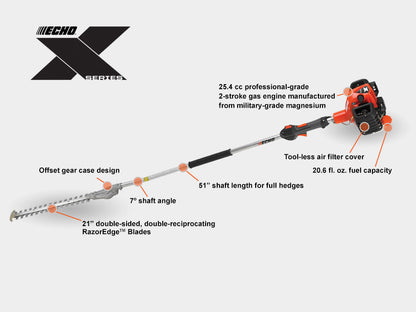 Echo SHC-2620 Hedge Trimmer w/ 51 in. Shaft