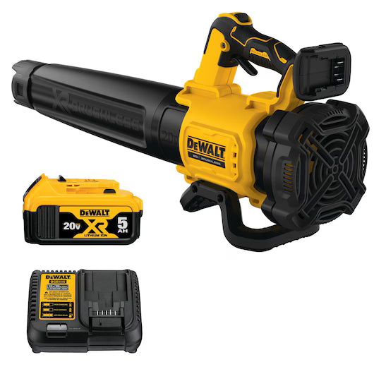 DCBL722P1 - 20V Handheld Blower W/ 5Ah Battery & Charger - 450 CFM, 125 MPH