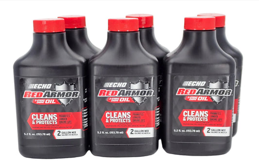 Echo Red Armor Oil 2 Gal Mix, 5.2 OZ, 6 Pack