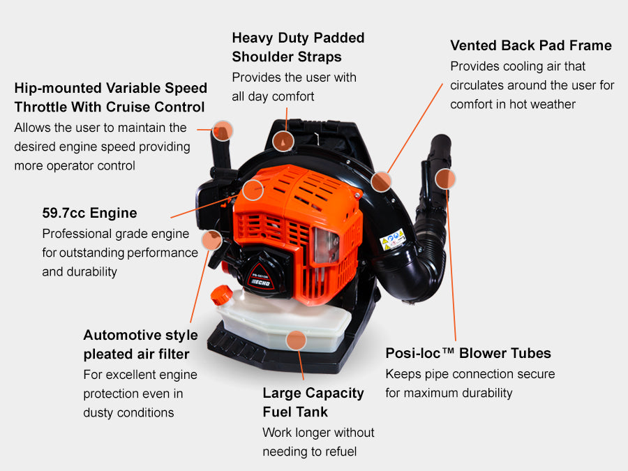 Echo PB-5810H Backpack Blower