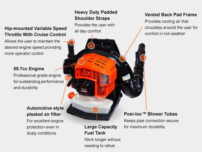 Echo PB-5810H Backpack Blower