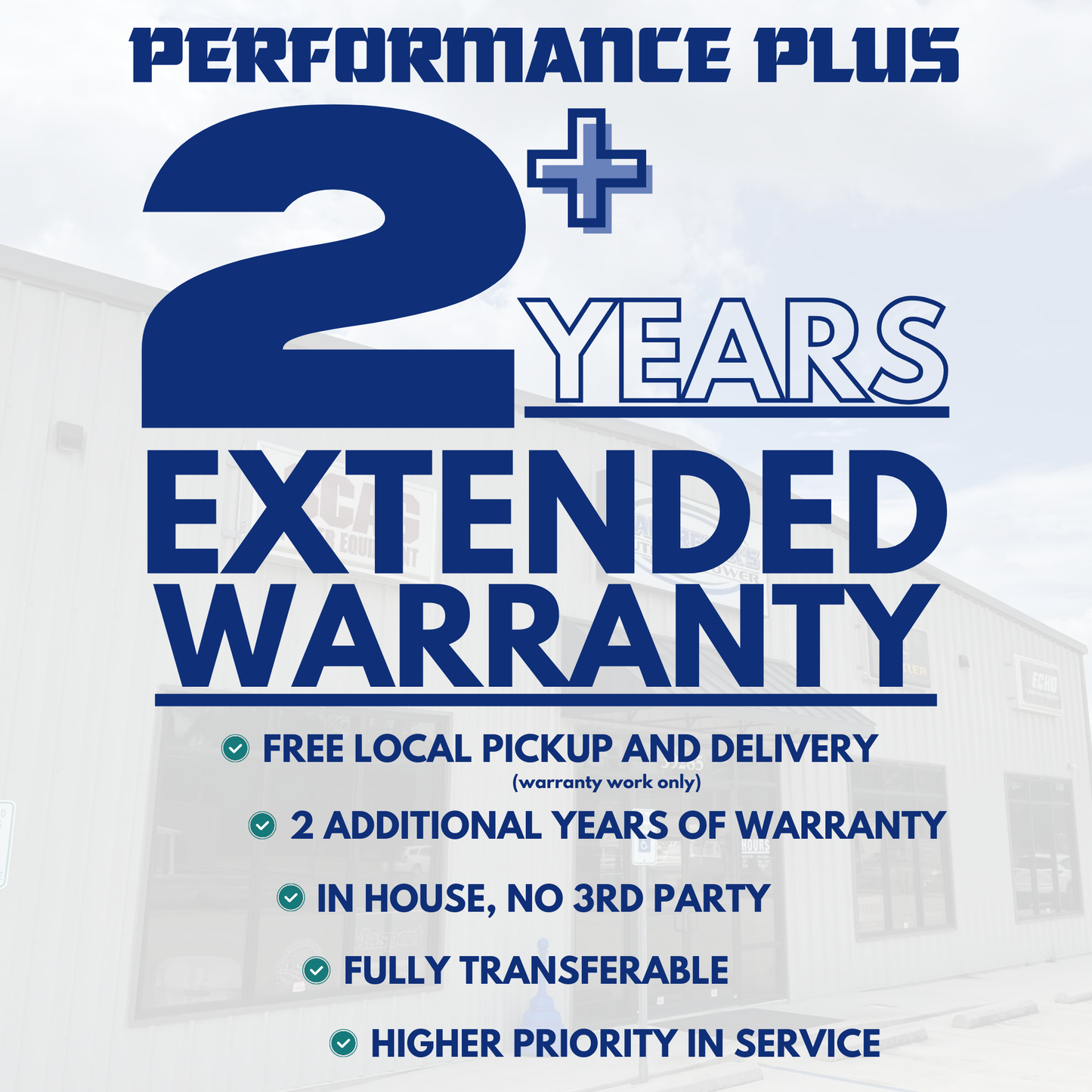 2 Year Performance Plus Extended Warranty (PPEW2+)