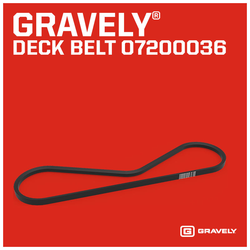 Gravely Deck Belt - 07200036