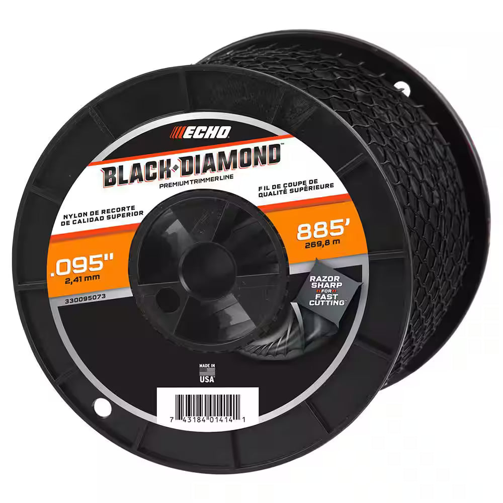 Echo .095" Black Diamond Trimmer Line (330095073)