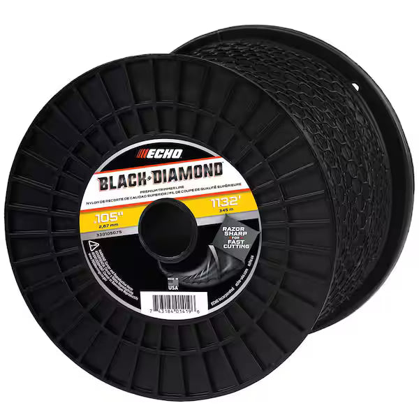 Echo .105 Black Diamond Trimmer Line 1132ft Spool (330105075)