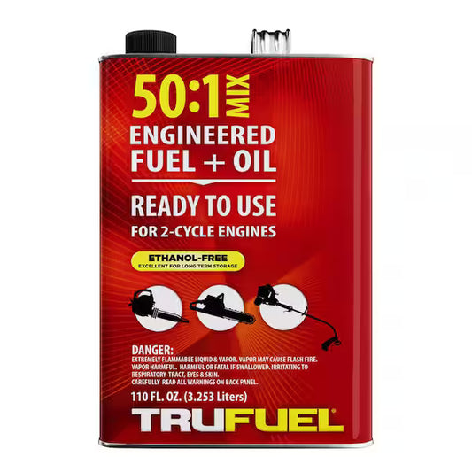 TRUFUEL 2-Cycle 50:1 Pre-Mixed Fuel and Oil - 1 Gallon